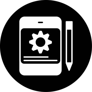 seo modern simgesinin vektör illüstrasyonu