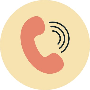 Çağrı merkezi ikon vektör illüstrasyonu