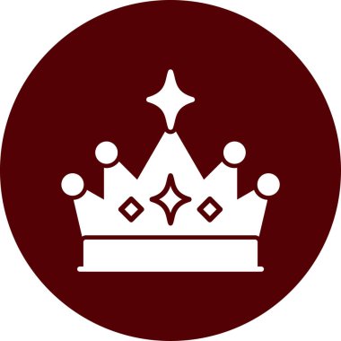 Taç simgesi, vektör illüstrasyonu