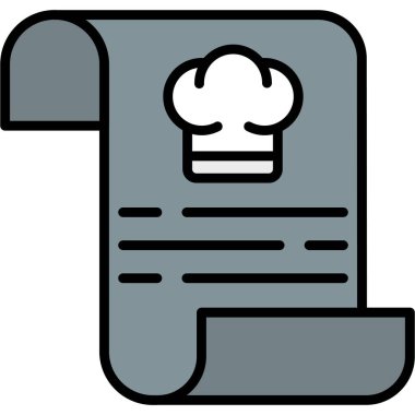 Menü. Web simgesi basit illüstrasyon