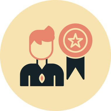 iş düz simgesi, vektör, illüstrasyon