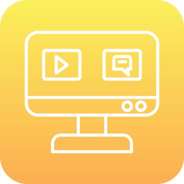 bilgisayar simgesi, vektör illüstrasyonu