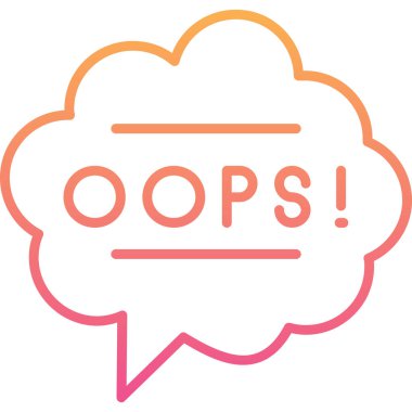 Hata iletisi vektör illüstrasyonu