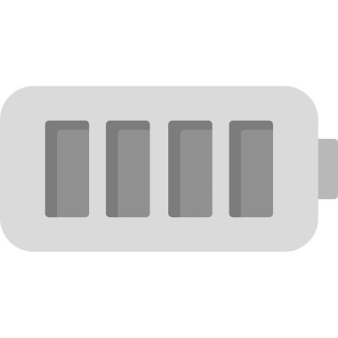 pil şarj simgesi katı biçimde