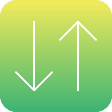 ok yönü simgesi rozet biçiminde