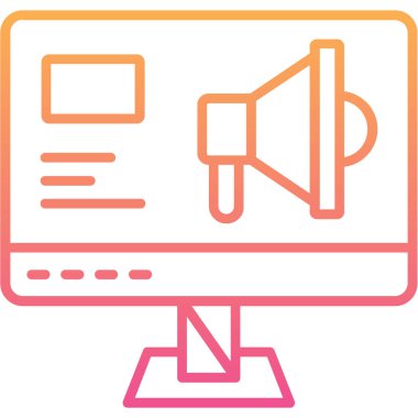 izleyici simgesi modern vektör illüstrasyonu