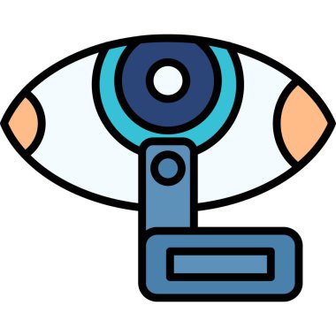 Göz simgesi. vektör illüstrasyonu