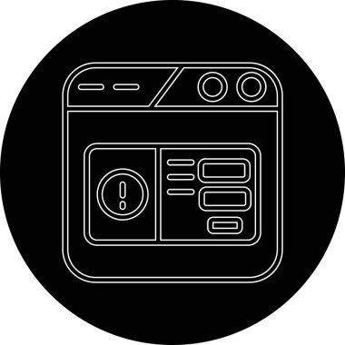 Modern b 'nin vektör illüstrasyonu eksik simgesi