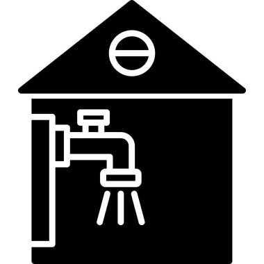 Ev. Web simgesi basit illüstrasyon