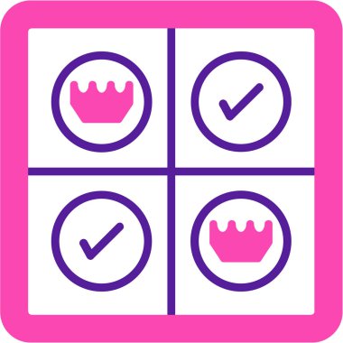 Şirin bir tacın vektör çizimi