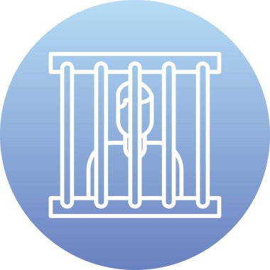 Bir kafes simgesinin vektör illüstrasyonu