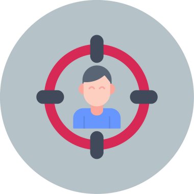 iş düz vektör simgesi