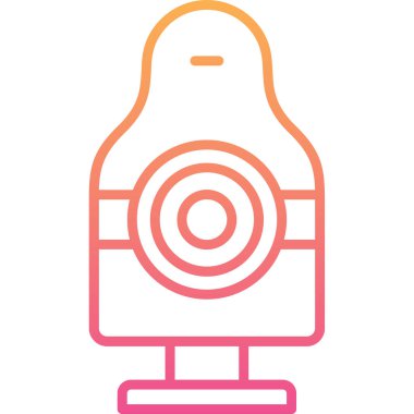 kamera simgesi vektör illüstrasyonu