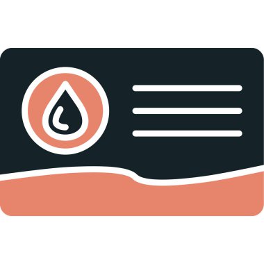 kan damla kutsal kişilerin resmi, vektör çizim