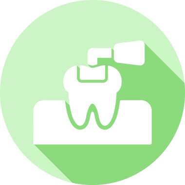 Diş simgesi, vektör illüstrasyonu