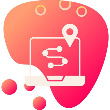 İş konsepti. İş simgesinin vektör illüstrasyonu