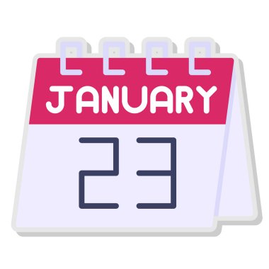 Takvim simgesi, vektör çizimi