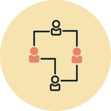 bağlantı simgesi vektör illüstrasyonu