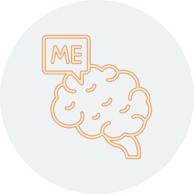 Konuşma baloncuklu beyin