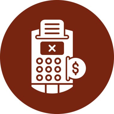 Ödeme kartı simgesi, düz vektör çizimi tasarımı