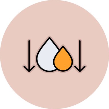 su damlası vektör simgesi