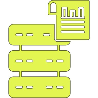Sunucu. Basit web basit illüstrasyonu