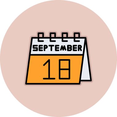 Takvim simge tasarlamak vektör