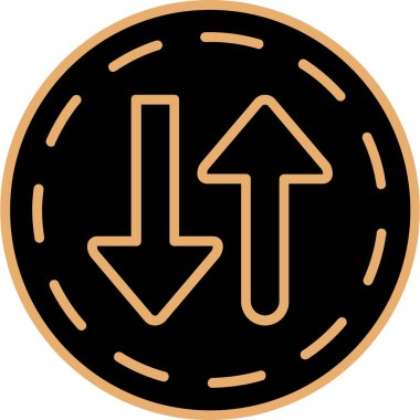 Ok. Web simgesi basit illüstrasyon