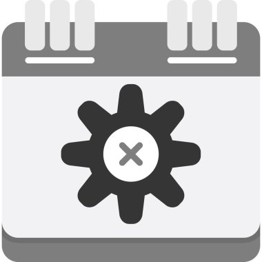 takvim tarihi simgesi doldurulmuş ana hatlar biçiminde