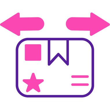 Ok. Web simgesi basit illüstrasyon