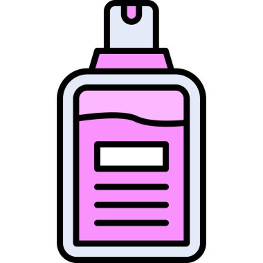 Sprey şişe simgesi, taslak biçimi