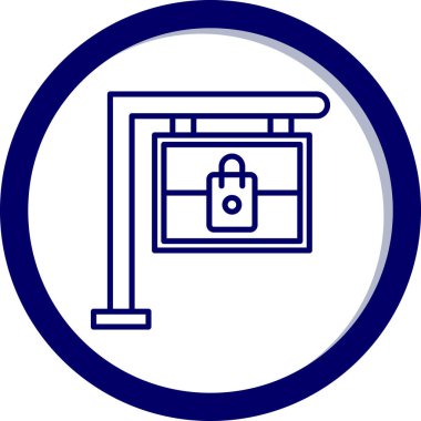 Modern b 'nin vektör illüstrasyonu eksik simgesi