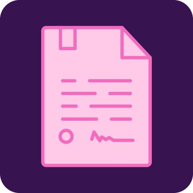 document icon. simple illustration of paper vector icons for web