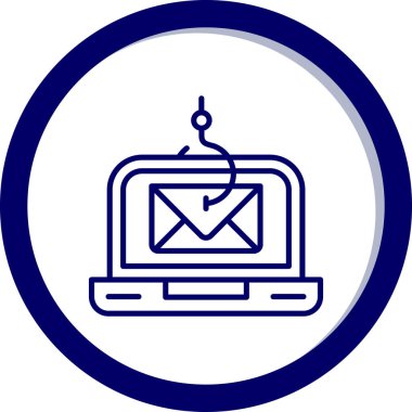 E-posta. Web simgesi basit illüstrasyon