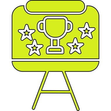 Şampiyon kupa ikonu. Beyaz arkaplanda izole edilmiş web tasarımı için kupa tasarımı simgesi