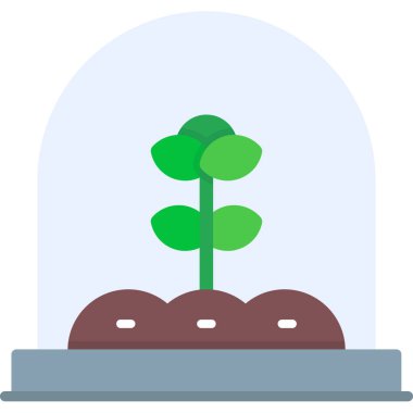 Bahçe ikonu vektör illüstrasyonu