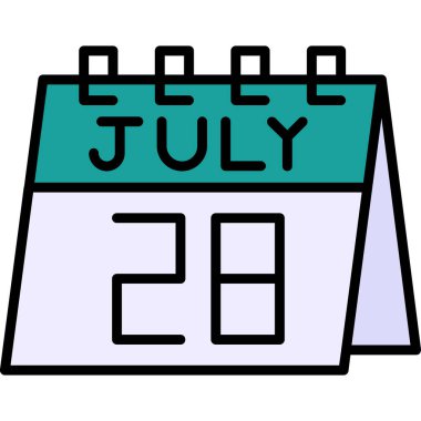 Takvim simge tasarlamak vektör