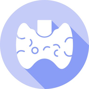 Bir zar oyununun çizgi film simgesinin vektör çizimi