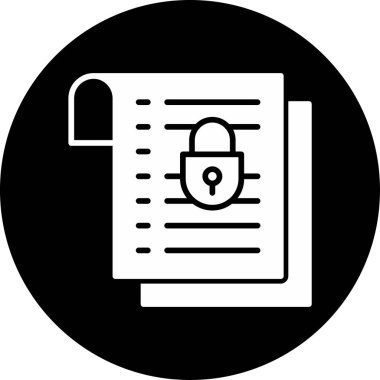 kilit simgesi, vektör illüstrasyonu