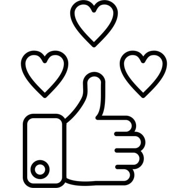 Simge vektör illüstrasyonu gibi