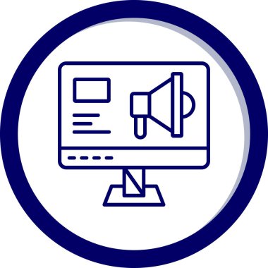 seo modern simgesinin vektör illüstrasyonu