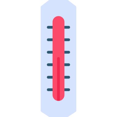 Termometre simgesi. Vektör illüstrasyonu