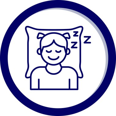 Uyuyan Adam simgesi, satır biçimi