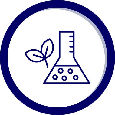 Bilim simgesi vektör illüstrasyonu