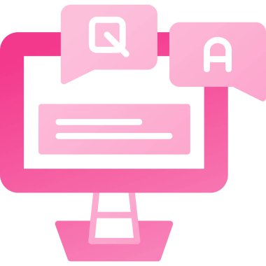 Bilgisayar. Web simgesi basit illüstrasyon