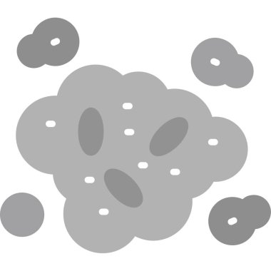 Bulut. Web simgesi basit bir illüstrasyon. bulut