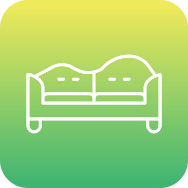 Mobilya simgesinin vektör illüstrasyonu