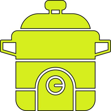 Yemek. Web simgesi basit illüstrasyon