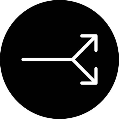 ok simgesi vektör illüstrasyonu