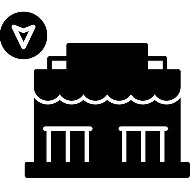 şehir evi simgesi oluşturma, basit biçim